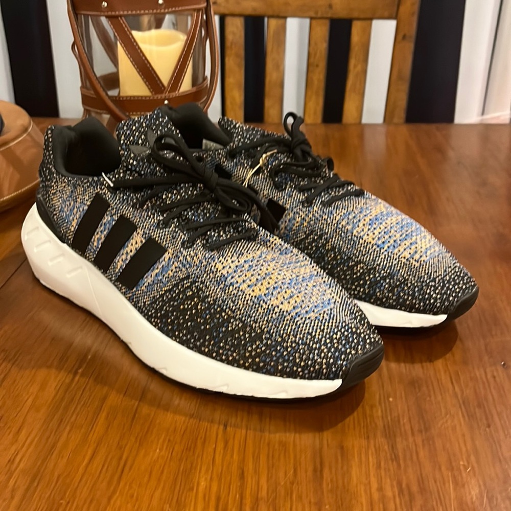 Adidas Swift Run 22 Primeknit shoes sneakers new GZ3508 Men’s size 14
